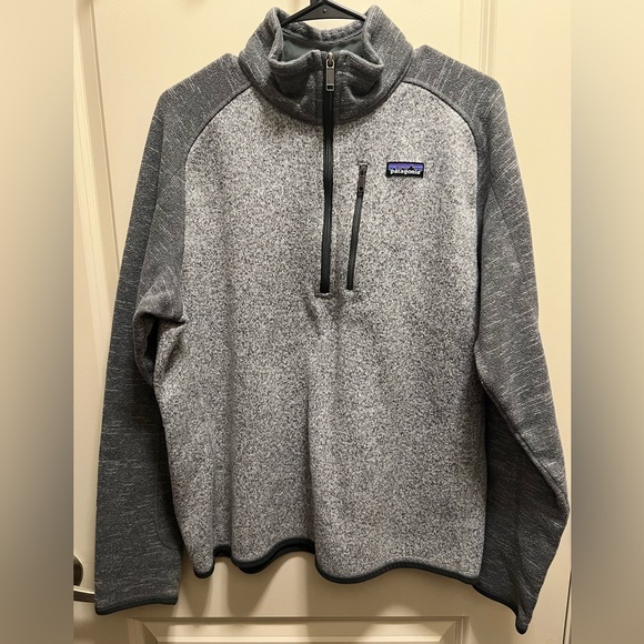 Patagonia Other - Men’s Two-Toned Gray Better Sweater 1/4 Zip Pullover